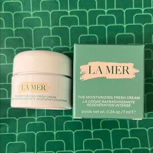 NWT La Mer The Moisturizing Fresh Cream Deluxe Travel Size (0.24 fl oz / 7 ml)